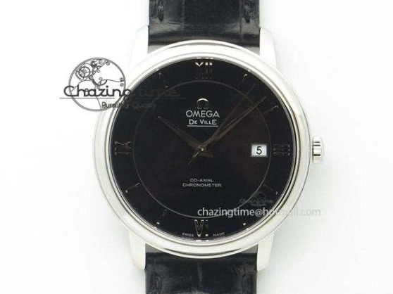 0502 De Ville SS TWF 1:1 Best Edition Black Dial on SS Bracelet MIYOTA Unisex 7835